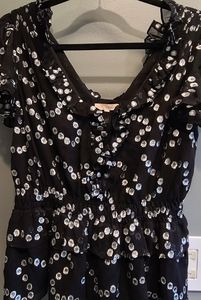 Rebecca Taylor Black Blouse M